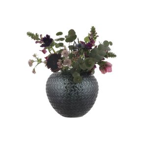 Vase Lugo 18,5 cm med buket - Fransenhome
