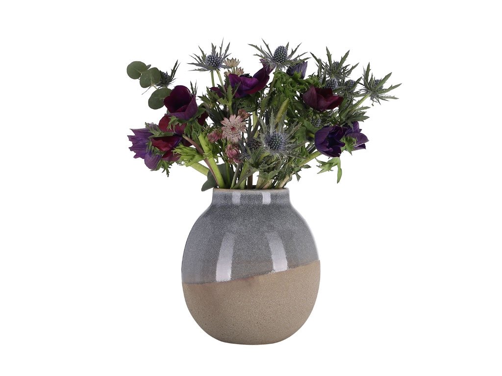 Vase Skraa 20 cm med buket - Fransenhome