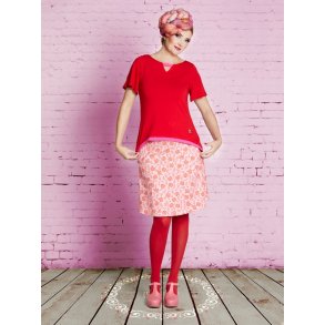 ALBERTA�S RED BLOUSE T-SHIRT fra du Milde - Tinashjem