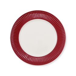 Alice Claret Red dinner plate fra GreenGate - Tinashjem