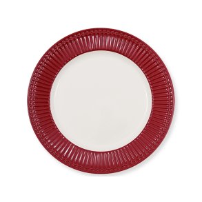 Alice Claret Red dinner plate fra GreenGate - Tinashjem