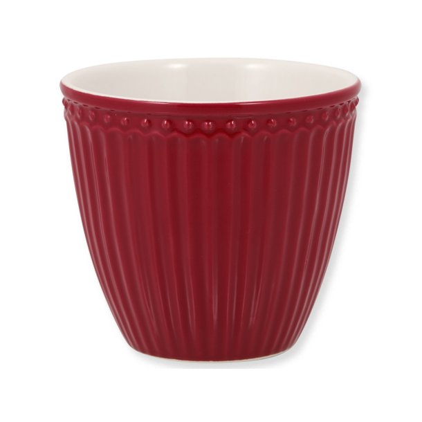 Alice Claret Red latte cup fra GreenGate - Tinashjem