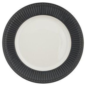 Alice Dark Grey dinner plate fra GreenGate - Tinashjem