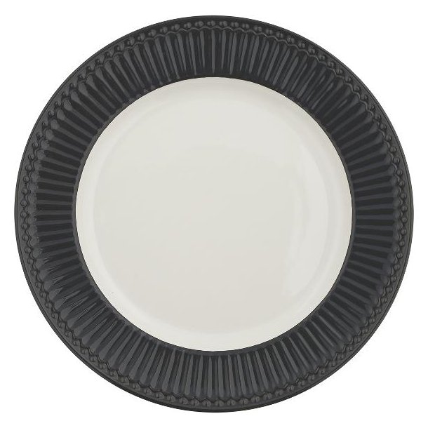 Alice Dark Grey dinner plate fra GreenGate - Tinashjem