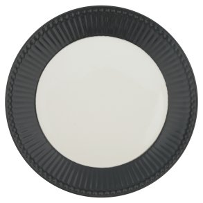 Alice Dark Grey plate fra GreenGate - Tinashjem