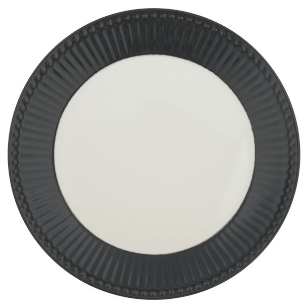 Alice Dark Grey plate fra GreenGate - Tinashjem