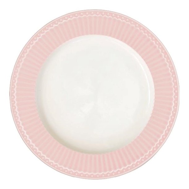 Alice Pale Pink dinner plate fra GreenGate - Tinashjem