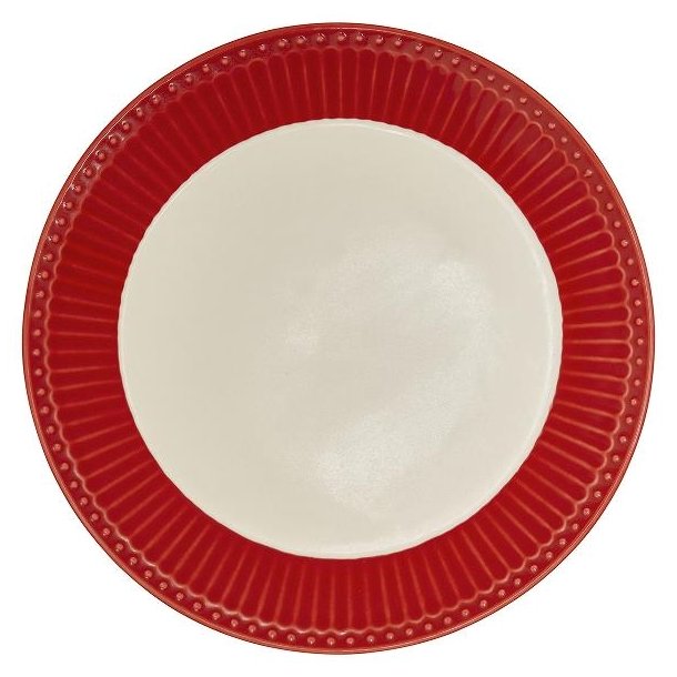 Alice Red plate fra GreenGate - Tinashjem