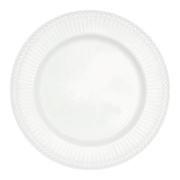 Alice White dinner plate fra GreenGate - Tinashjem