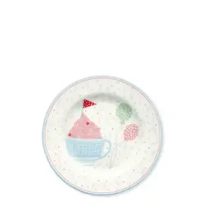 Alma Birthday White plate small 15 cm fra GreenGate - Tinashjem