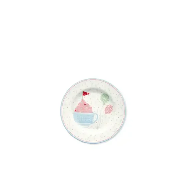 Alma Birthday White plate small 15 cm fra GreenGate - Tinashjem