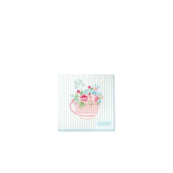 Alma Flowers white servietter lille 20 stk. fra GreenGate - Tinashjem