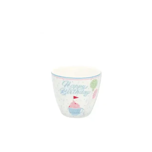 Alma Birthday White latte cup fra GreenGate - Tinashjem
