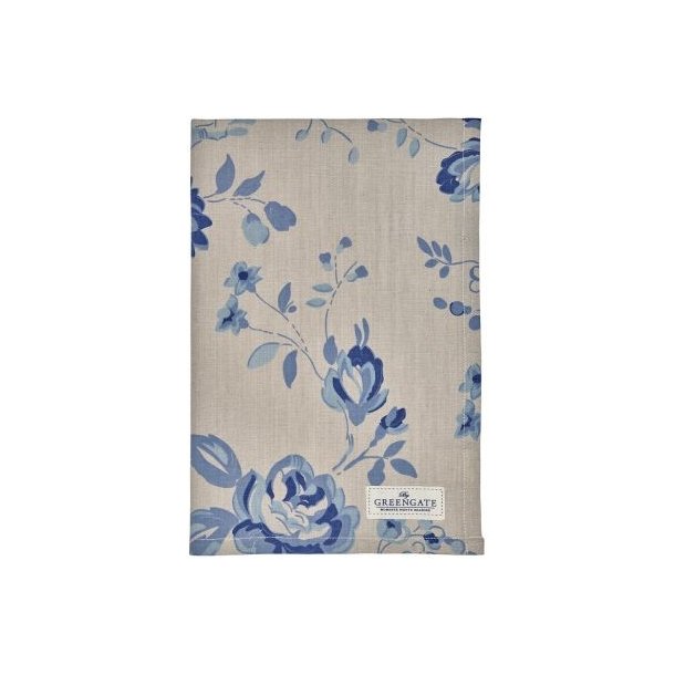 Amanda Dark Blue viskestykke 50 x 70 cm fra GreenGate - Tinashjem