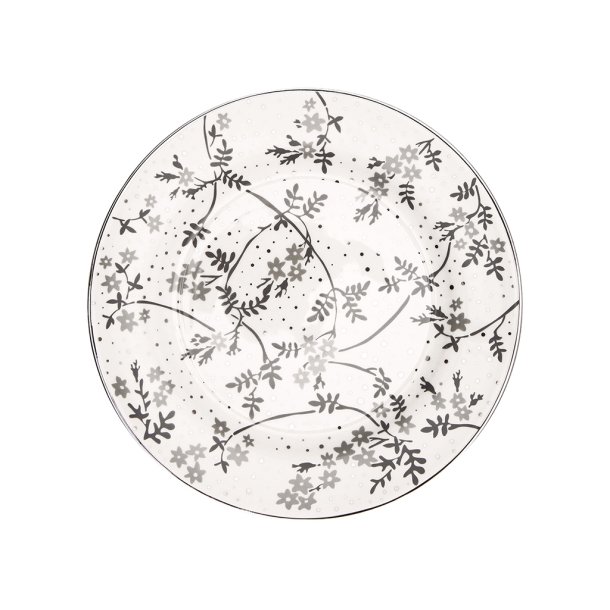 Amira White plate fra GreenGate - Tinashjem