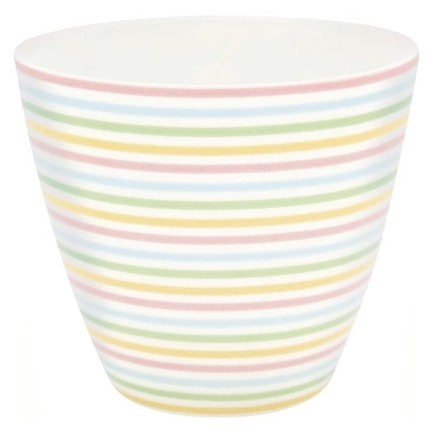 Ansley White latte cup fra GreenGate - Tinashjem