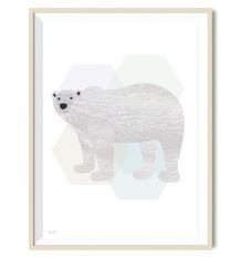 Plakat fra A:Sign isbj�rn 30 x 40 cm - Fransenhome