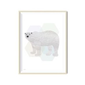 Plakat fra A:Sign isbj�rn 30 x 40 cm - Fransenhome