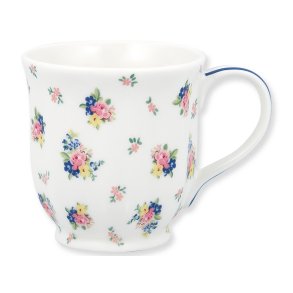 Augusta White tea mug fra GreenGate - Tinashjem
