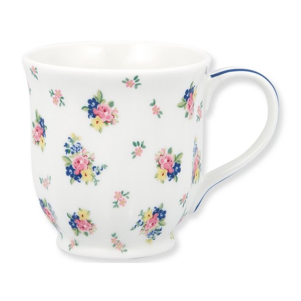 Augusta White tea mug fra GreenGate - Tinashjem