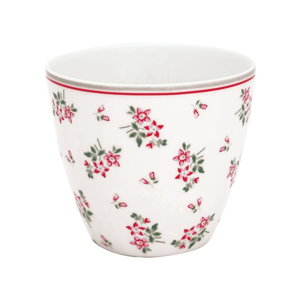 Avery White latte cup fra GreenGate - Tinashjem