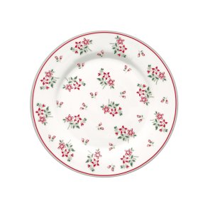 Avery White plate fra GreenGate - Tinashjem