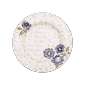 Beatrice White plate small 15 cm fra GreenGate - Tinashjem