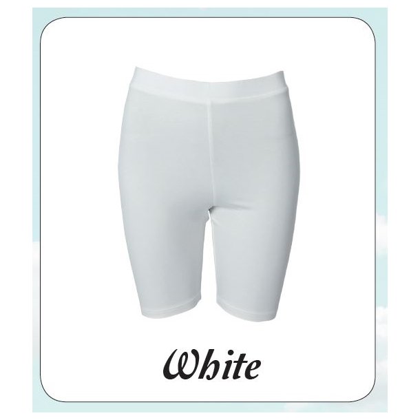 biker leggings hvid fra duMilde - Tinashjem
