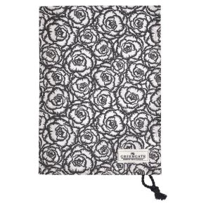 Blossom Grey viskestykke med snor fra GreenGate - Tinashjem