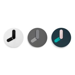 Normann Copenhagen Bold Wall Clock hvid 3 farver - Fransenhome