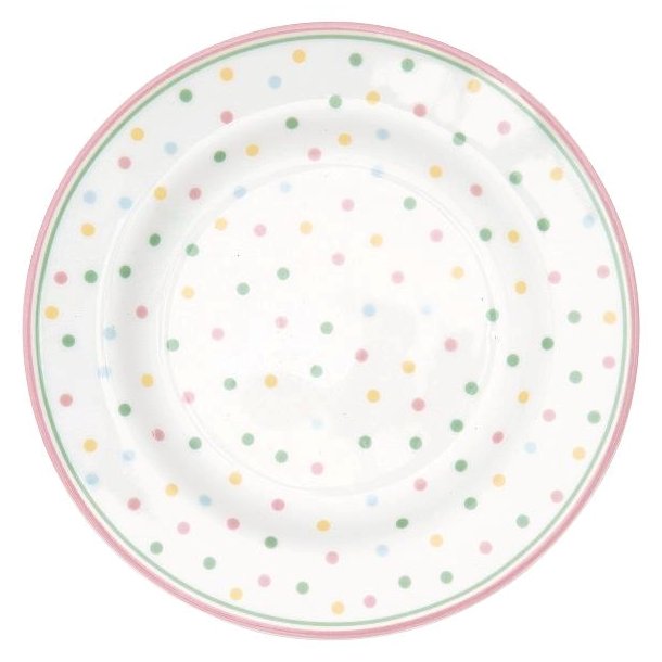 Bonnie White plate small 15 cm fra GreenGate - Tinashjem
