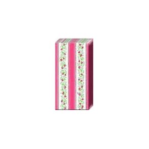 Cath Kidston lommeletter Tea Rose Stripe Pink - Tinashjem
