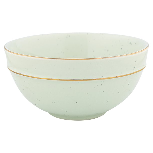 Pale Green cereal bowl med guld kant fra GreenGate - Tinashjem