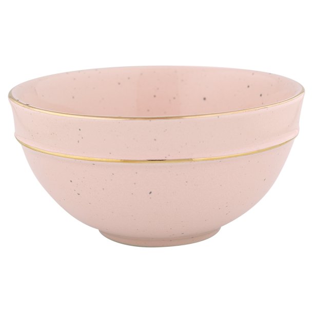 Pale Pink cereal bowl med guld kant fra GreenGate - Tinashjem