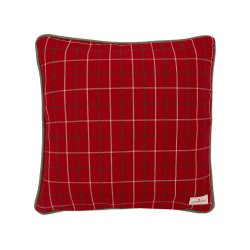 Charline Car white cushion 40 x 40 pieceprinted fra GreenGate bagsiden - Tinashjem
