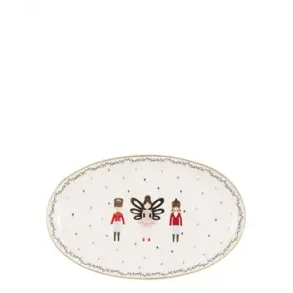 Cindarella white oval serving plate small fra GreenGate - Tinashjem