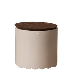 L�bech Living Kork l�g m�rk 15 cm l�g p� keramikkrukke - Fransenhome