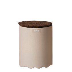 L�bech Living Kork l�g m�rk 8,5 cm l�g p� keramikkrukke - Fransenhome