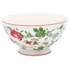 Constance White french bowl 13,5 cm fra GreenGate - Tinashjem
