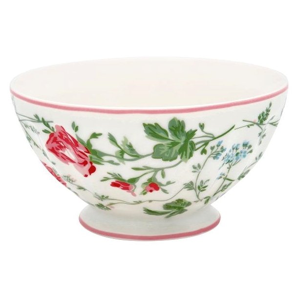 Constance White french bowl 13,5 cm fra GreenGate - Tinashjem