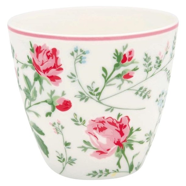 Constance White latte cup fra GreenGate - Tinashjem