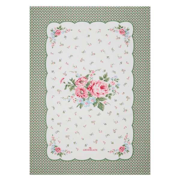 Marley Dark Grey viskestykke 50 x 70 cm fra GreenGate - Tinashjem