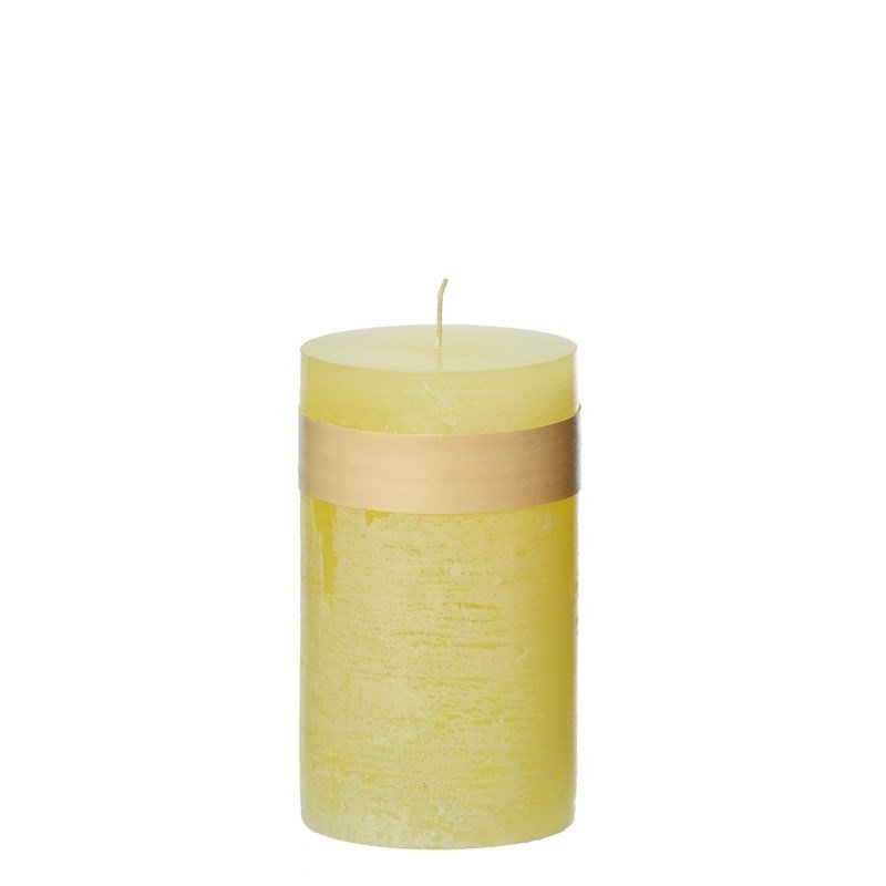 Lys Limelight h�jde 15 cm Timber Candle fra L�bech Living - Fransenhome