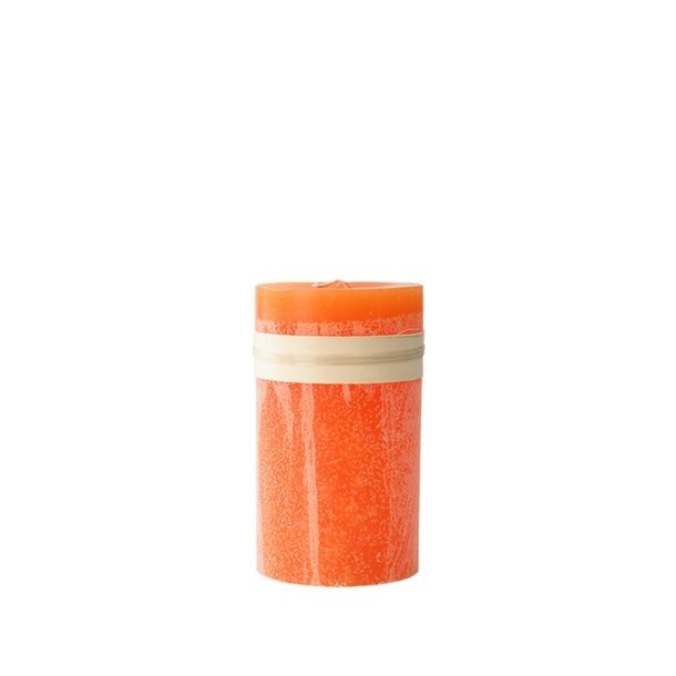 Lys Orange h�jde 15 cm Timber Candle fra L�bech Living - Tinashjem