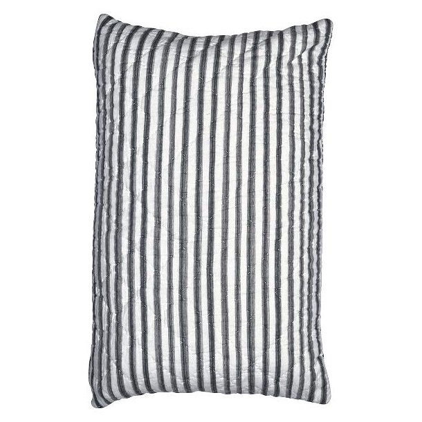 Amanda Dark Grey stripe pudebetr�k fra GreenGate - Tinashjem