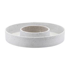 House Doctor The Ring lysestage 35 cm gr� beton - Fransenhome
