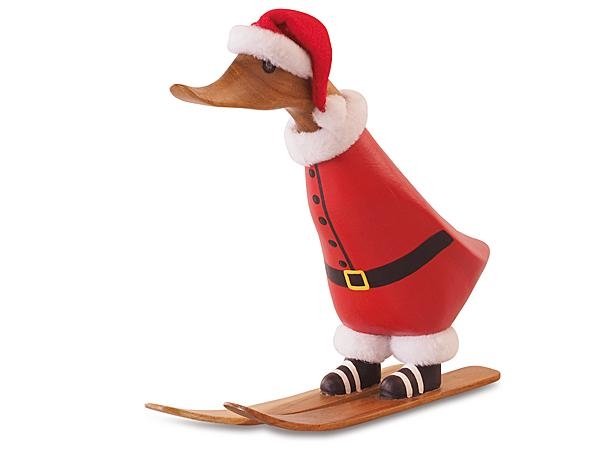 Santa Duckling skiing and p� ski - Fransenhome