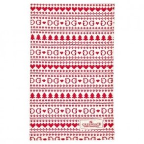 December Red viskestykke 50 x 70 cm fra GreenGate - Tinashjem