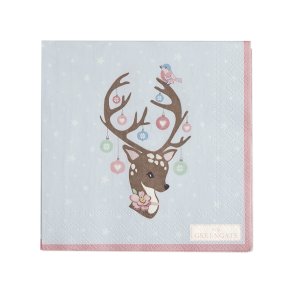 Dina Pale Blue servietter lille fra GreenGate - Tinashjem