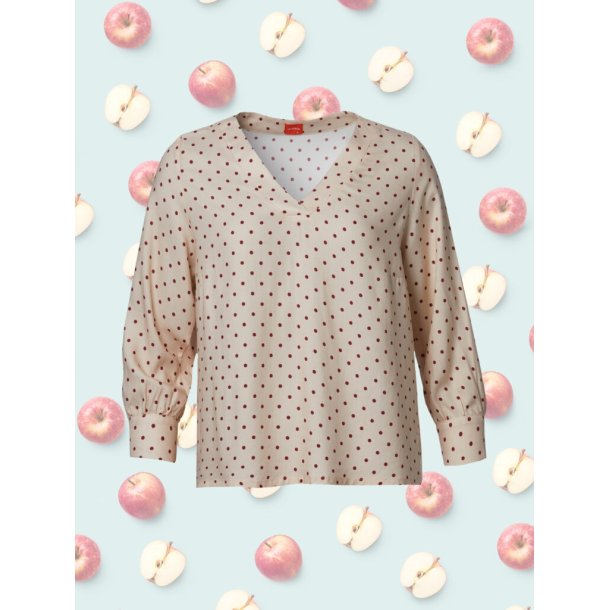DUINGEBORGS FINE DOTS bluse fra du Milde - Tinashjem